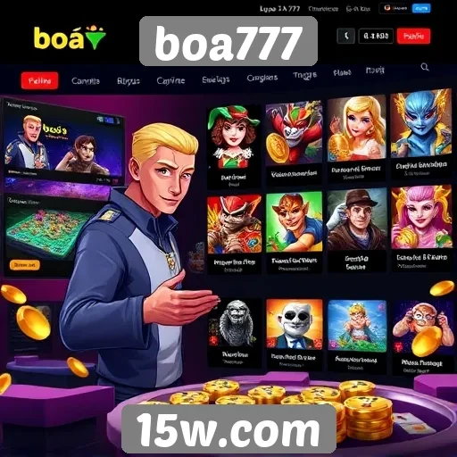 Experiência do usuário no site de jogos boa777